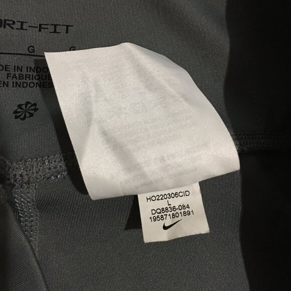 Nike Leggings Girl's Large Gray Running Athletic Pants Dri-Fit - Picture 4 of 9